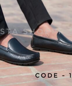 Black Colour Plane Loafer - 1010