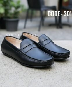 Orginal Cow Leather Black Lofer - 3010